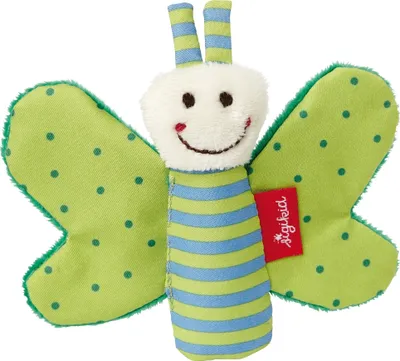 Produktbild von sigikid Knister-Schmetterling, grün, Maße: 9x12x2 cm; 41179