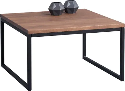 Produktbild von Couchtisch Beistelltisch IRINA 60x60 cm Eiche Massiv braun gebeizt