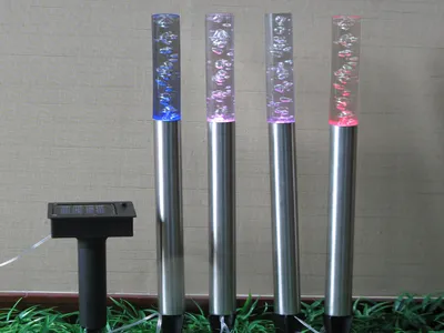 Produktbild von Globo Solarleuchte Edelstahl, 4xLED; 33247