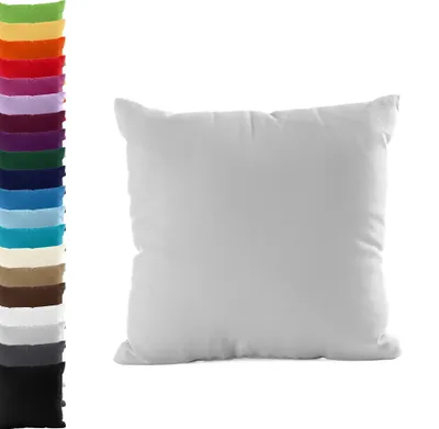 Produktbild von DOPPELPACK Kissenbezüge 50x50cm JERSEY Kissenbezug 100% Baumwolle 160gr/m² Kissenhülle Kissen, Farbe: Hellgrau
