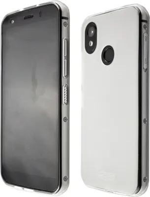 Produktbild von caseroxx Schutz-Hülle TPU-Hülle kompatibel mit Cat S52, Gummi Handy Tasche weiß-transparent