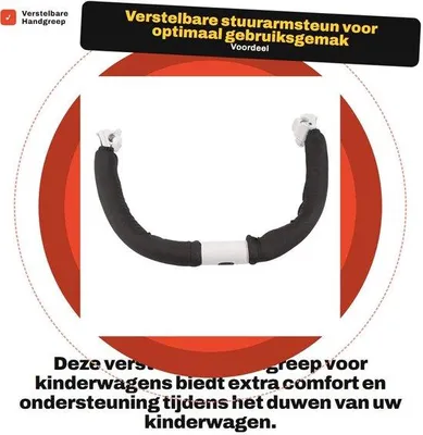 Obrázek produktu pro Nastavitelná rukojeť pro kočárky