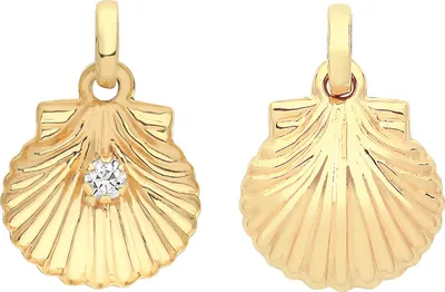 Image de Pendentif Femme Or 375/1000 avec Oxyde de Zirconium - 14mm*10mm; TRS34549