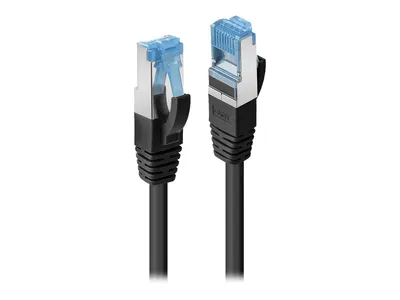 Produktbild von LINDY Patchkabel Cat6A S/FTP PIMF TPE schwarz 1.00m