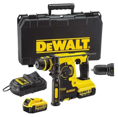 Image de Perforateur burineur SDS-Plus 18V DEWALT DCH254M2-QW avec 2 batteries 4,0 Ah