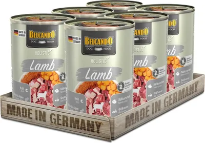 Produktbild von Belcando Holistic Lamb 6x 400g – Nassfutter Hund mit Lamm & Superfoods