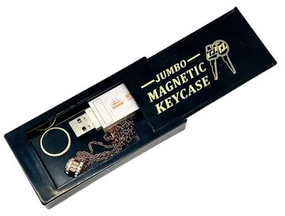Obrázok produktu pre Magnetická skrinka na kľúče, s silným magnetom a univerzálnym držiakom na kľúče