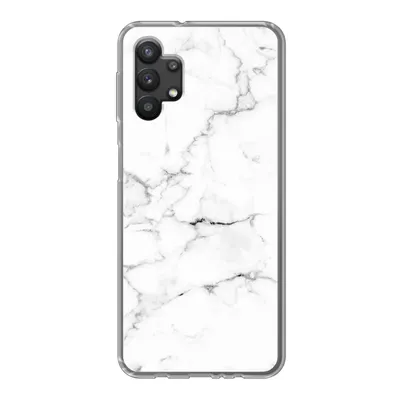 Produktbild von MuchoWow® Handyhülle Schutzhülle Hülle für Samsung Galaxy A32 5G Marmor - Weiß - Grau - Luxus - Marmoroptik - Strukturiert Silikon Softcase Handy Hülle - Softcase