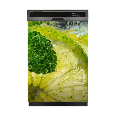 Produktbild von Magnete Dekorative 60x80 cm Küche Magnetmatte Spülmaschine - Zitrusfrüchte Frische Zitrone