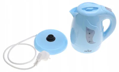 Zdjęcie produktu dla CZAJNIK Elektryczny Bezprzewodowy Mały 1L 900W Niebieski 123