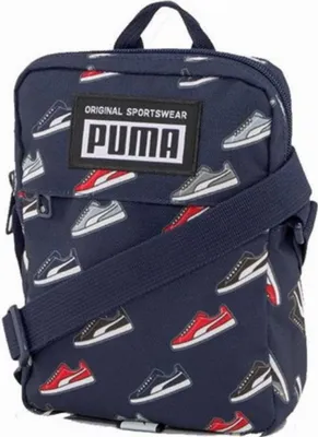 Produktbild von PUMA Academy Portable Umhängetasche Uni 11 - puma navy/sneaker aop