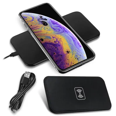 Produktbild von QI Wireless Ladegerät für Apple iPhone X Xs Xr Max Induktives Lade Ladestation