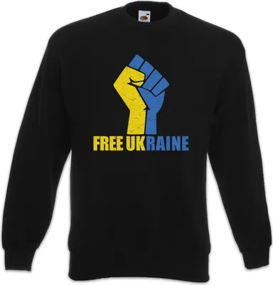 Produktbild von Urban Backwoods Free Ukraine Fist, Sweatshirt, Farbe: Schwarz, Größe: 4XL