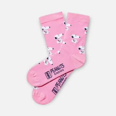 Produktbild von BeSocks Bio-Baumwollsocken - BeSnoopy pink, Größe 36-40