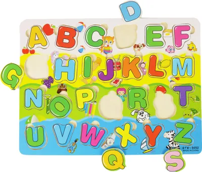 Produktbild von Alphabet-Puzzle aus Holz