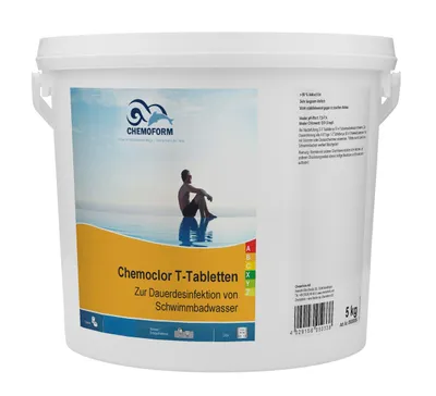 Produktbild von 5 Kg Chemoform Chemoclor T-Tabletten 20Gr. Tabs langsamlöslich Chlortabletten