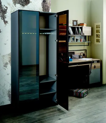 Productafbeelding van Kledingkast, slaapkamer, design, jeugdstijl, kledingkasten, meubels
