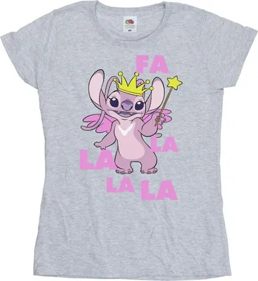 Produktbild von Disney - "Angel Fa La La" T-Shirt für Damen BI26069 (XXL) (Grau)
