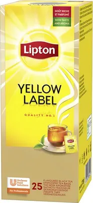 Obrázek produktu pro Lipton - Čaj Lipton Yellow Label 25x1,5gr | Balení 25 kusů | 6 kusů