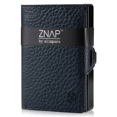 Obrázok produktu pre Slimpuro Znap air tag peňaženka pre mužov, air tag peňaženka s RFID, tenká peňaženka s vreckom na mince, air tag peňaženka držiak na karty pre pánov a dámy, mini peňaženka s držiakom na karty, peňaženka na 12 kariet