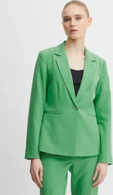 Produktbild von ICHI IHLEXI BL Damen Blazer Kurzblazer Jacke Ein-Knopf-Blazer mit Stretch und Reverskragen