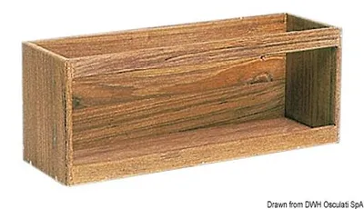 Image de Étagère à livres en teck 382x150x131 mm , 1 pièce