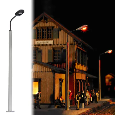 Produktbild von Busch 4136 - 1/87 / H0  Betonmast-Leuchte - Neu
