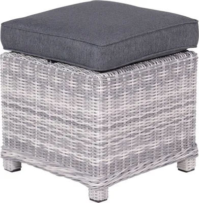 Produktbild von Garden Impressions Milwaukee Hocker wolkig grau reflex schwarz