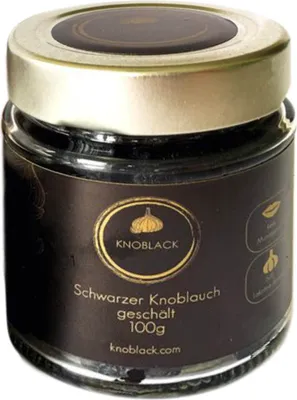 Produktbild von Schwarzer Knoblauch - geschält 100g