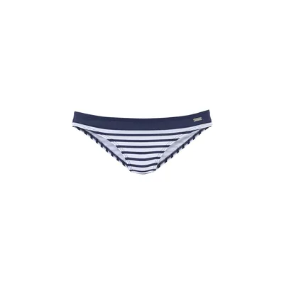 Produktbild von Venice Beach Bikini-Hose normal marine-weiss gestreift 34
