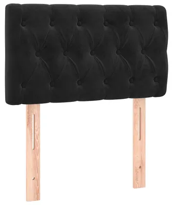 Produktbild von vidaXL Kopfteil Schwarz 80x7x78/88 cm Samt