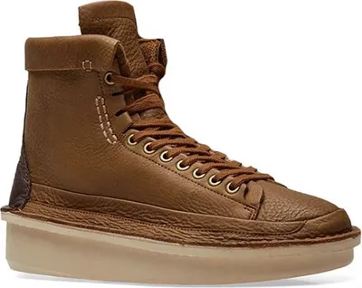 Imagen del producto de Clarks Oswyn Hi, botas de cuero marrón para hombre, colección otoño/invierno, talla 42