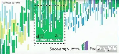 Produktbild von Briefmarken Finnland 1992 Mi Block9 (kompl.Ausg.) postfrisch Unabhängigkeit