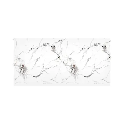 Produktbild von IZODEKOR - PVC Wandpaneel Marmoroptik 122x260 cm – Wasserfest & Hitzebeständig für Küche & Bad - Model: Carrara Nova