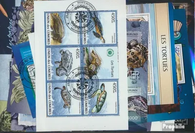 Produktbild von Briefmarken Motive 25 verschiedene Schildkröten Blöcke