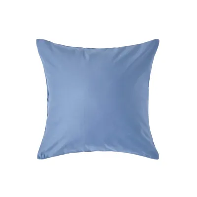 Image de HOMESCAPES Taie d'oreiller densité 1000 fils bleu ciel, 40 x 40 cm