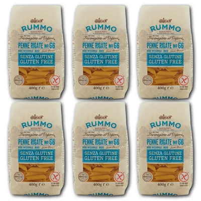 Produktbild von Rummo Glutenfreie Pasta Penne Rigate N.66 6 x 400 g