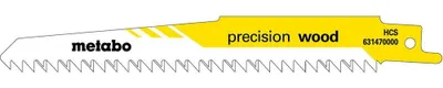 Image de Lot de 100 lames de scie sabre METABO Precision Wood 631458000 - 150x1,25mm