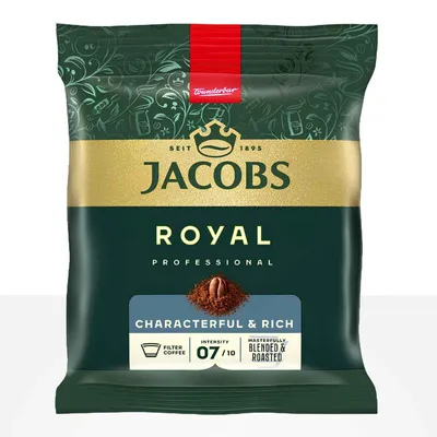 Produktbild von Jacobs Royal Filterkaffee - 80 x 60g Kaffee gemahlen, 100% Arabica