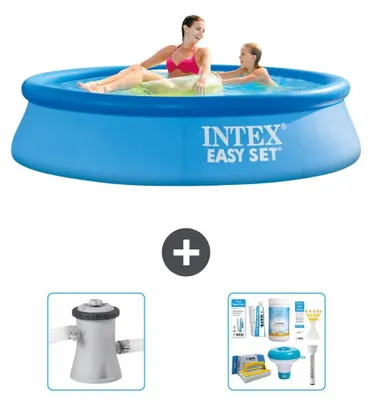 Imagen del producto de Conjunto de piscina Easy Set - 244x61 cm - de 3 piezas - S21293