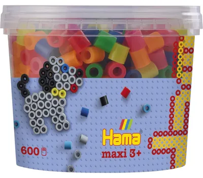 Produktbild von Hama Beads 8572, Bastelset für Kinder, 3 Jahr(e), PVC, Mehrfarbig, 600 Stück(e)