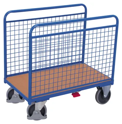 Produktbild von VARIOfit Seitenbügelwagen mit Drahtwänden 1.260 x 740 mm