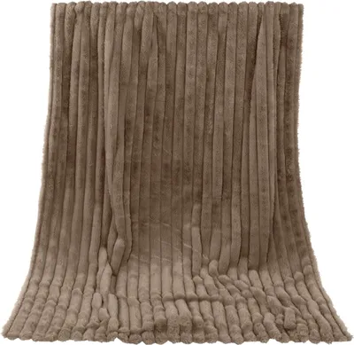 Produktbild von Eskadron Platinum Sofadecke, Couchdecke " COSY " , smoky taupe