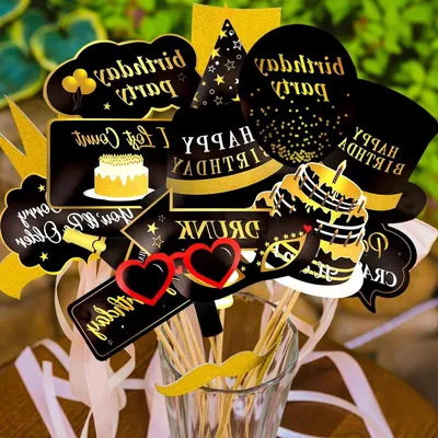 39-teiliges Party-Foto-Requisiten-Set mit Just Married Banner für Hochzeiten, Weihnachten und Valentinstag