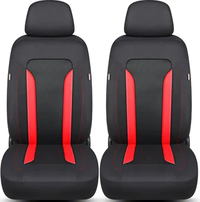 Produktbild von Schonbezüge Sitzbezüge für VW T-Roc Bj ab 2017 in Schwarz/Rot TF3