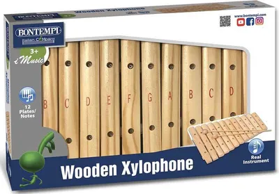 Zdjęcie produktu dla Drewniany ksylofon Bontempi Instrument muzyczny dla dzieci