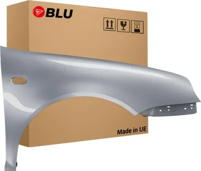 Zdjęcie produktu dla BLU Błotnik Premium pasujący do VW Volkswagen Golf IV 4 LA7W Prawy Srebrny ReflexSilber | 1997-2006 | Przedni Przód | Lakierowany | Gotowy do montażu | Ocynk