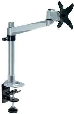 Immagine prodotto di SpeaKa Professional Supporto girevole per monitor, regolabile in altezza, montaggio su tavolo con gommino e morsetto a C (29156C13)