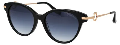 Produktbild von Trussardi Sonnenbrille aus Acetat in Schwarz TSW9025 55A01