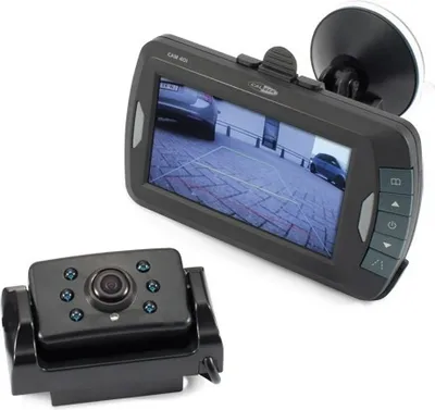 Produktbild von Caliber Drahtlose Rückfahrkamera mit 4,3-Zoll-Bildschirm - Für Auto und Wohnmobil - Wasserdicht (CAM401)
